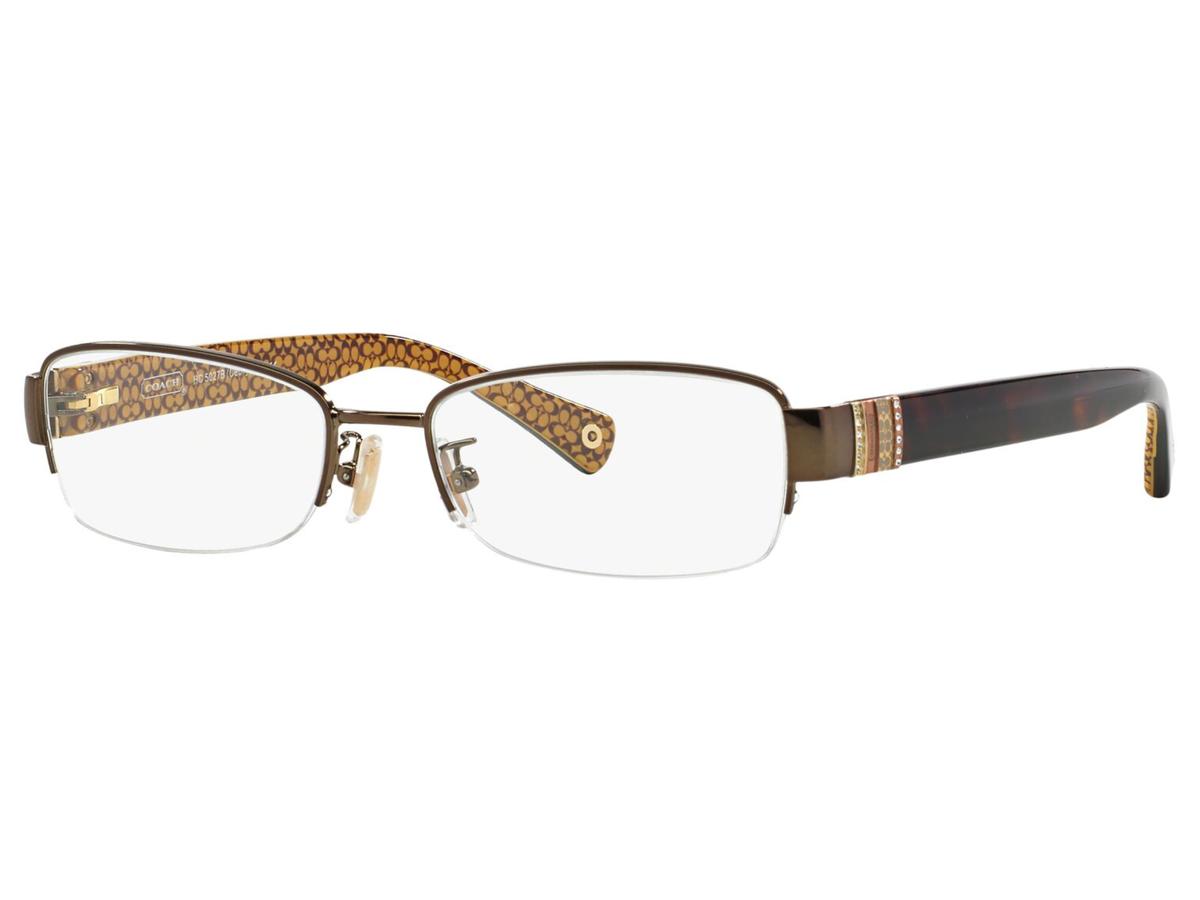 Coach HC5027 eyeglasses for women in Dark Brown Dark Tortoise