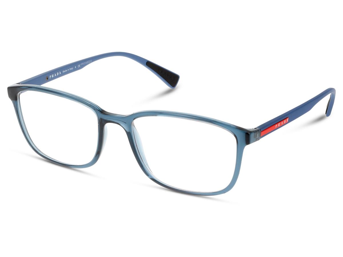 Prada PS 04IV LIFESTYLE eyeglasses for men in Transparent Azure