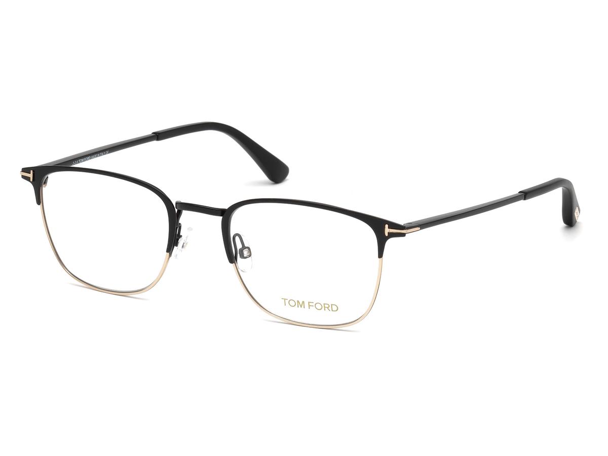 Tom Ford FT5453 eyeglasses for men in Matte Black