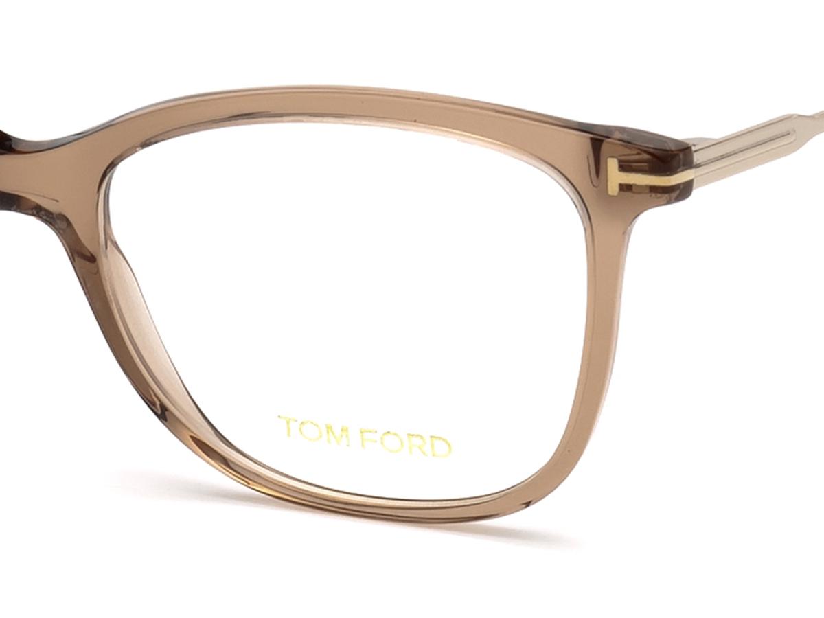 Tom Ford FT5510 eyeglasses for women in Shiny Light Brown