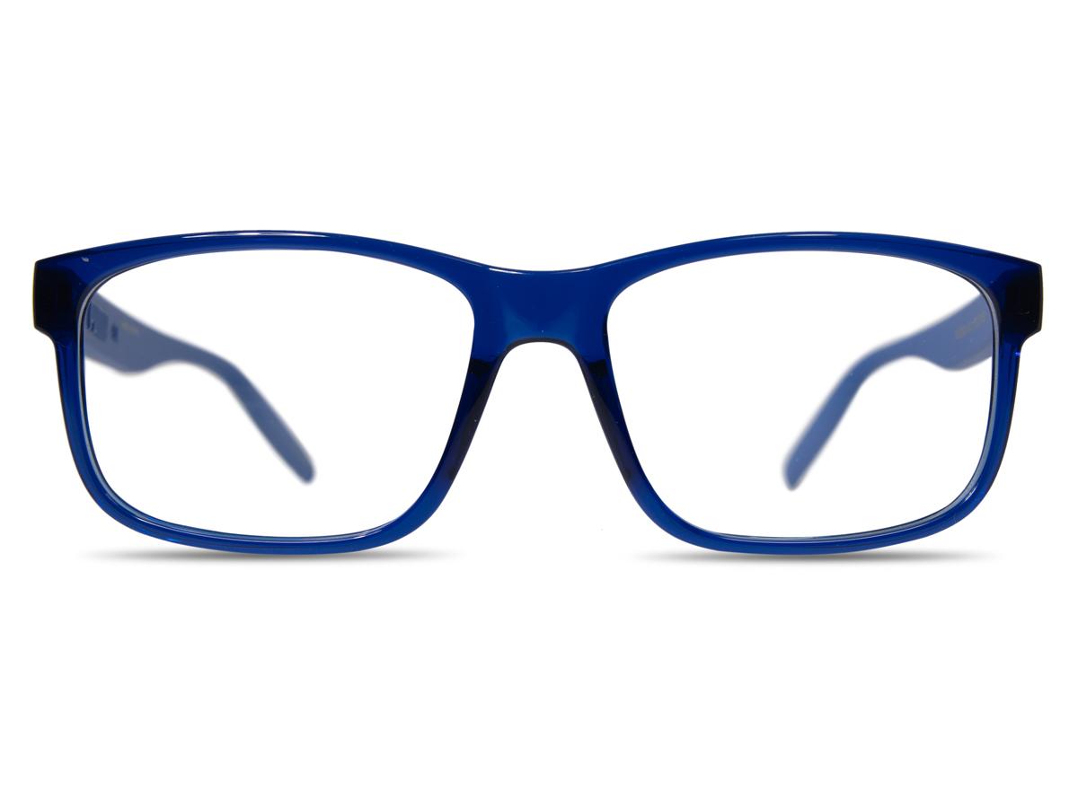 PU0280O eyeglasses for men in Transparent Dark Blue