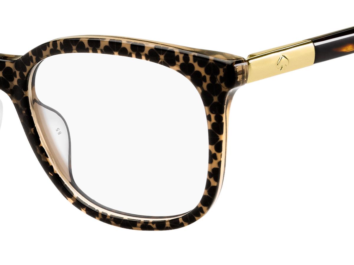 Kate Spade Jalisha eyeglasses for women in Pattern Black Brown