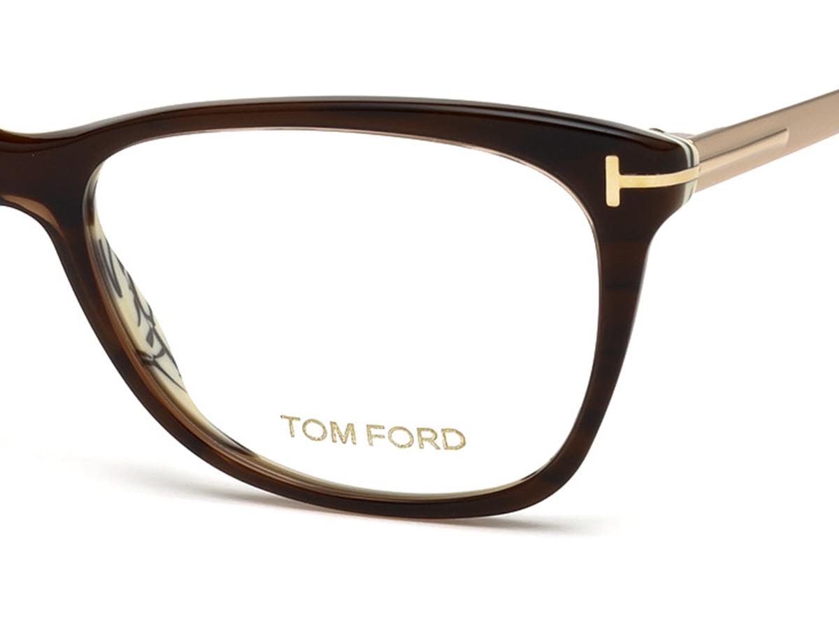 Tom Ford FT5353 eyeglasses for women in Dark Brown