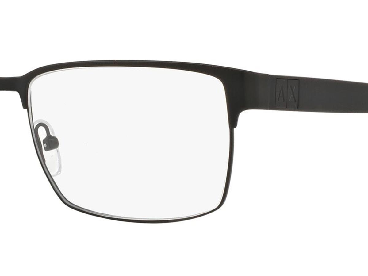 Armani Exchange AX1019 eyeglasses for men in Matte Black