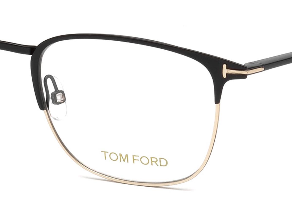 Tom Ford FT5453 eyeglasses for men in Matte Black