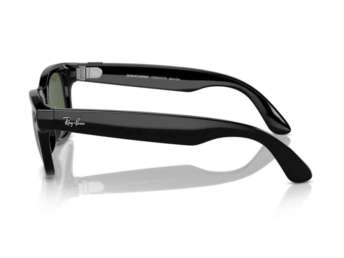 Ray-Ban Meta WAYFARER RW4006 sunglasses SHINY BLACK frame with