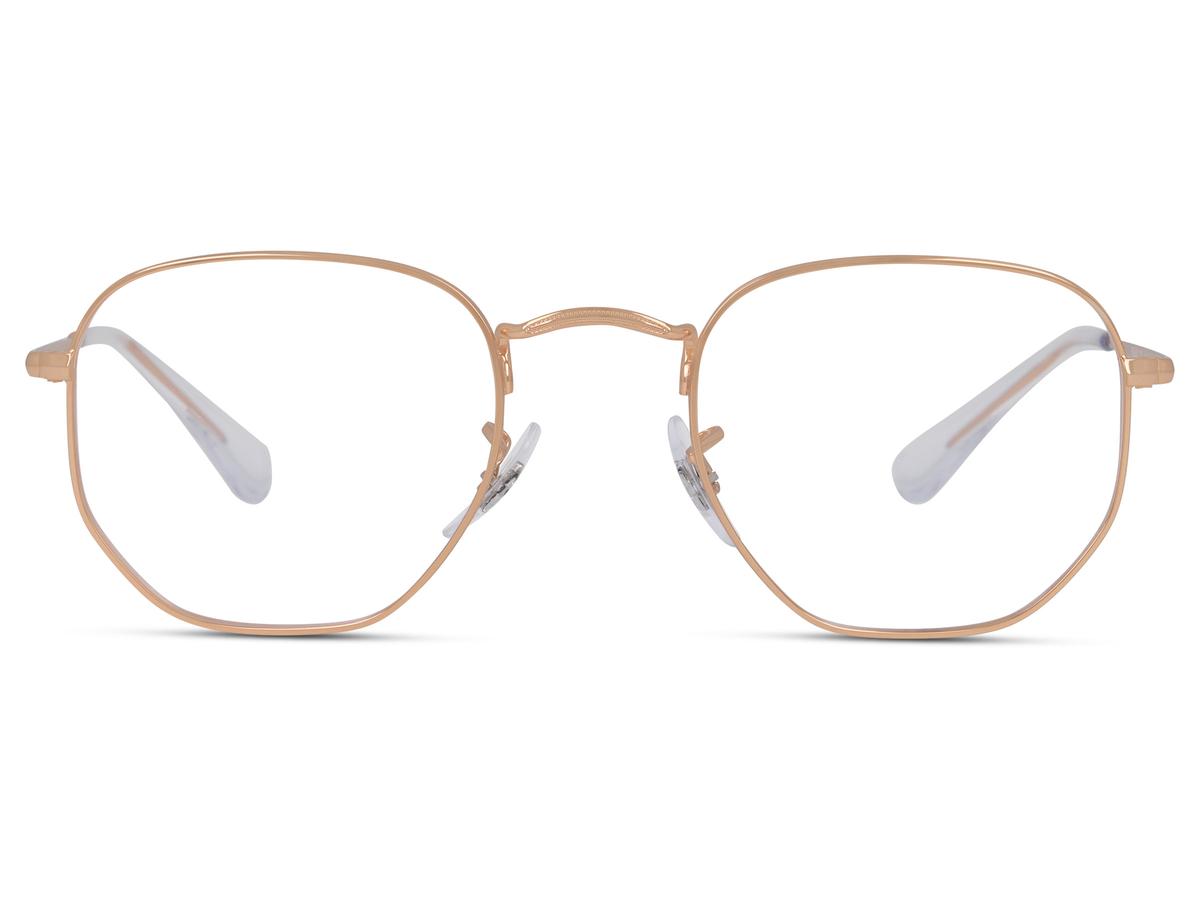 Ray-Ban RX6448 eyeglasses for men in Rose Gold1